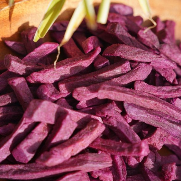 Khoai Lang Tím Sấy An Food phiên bản Cao Cấp Không đường nguyên miếng giòn rụm