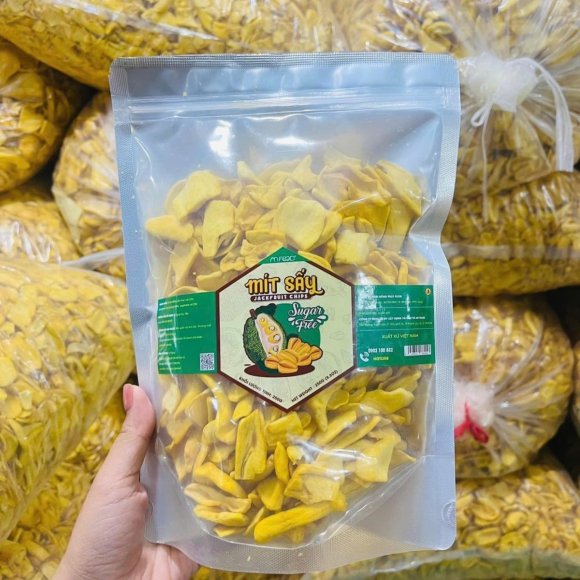 COMBO 4 BỊCH MÍT SẤY VỤN ANFOOD 1KG - 250GR/BỊCH KHÔNG ĐƯỜNG, GIÒN RỤM