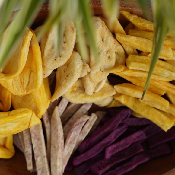 Trái cây Thập Cẩm sấy An Food Không đường nguyên miếng giòn rụm