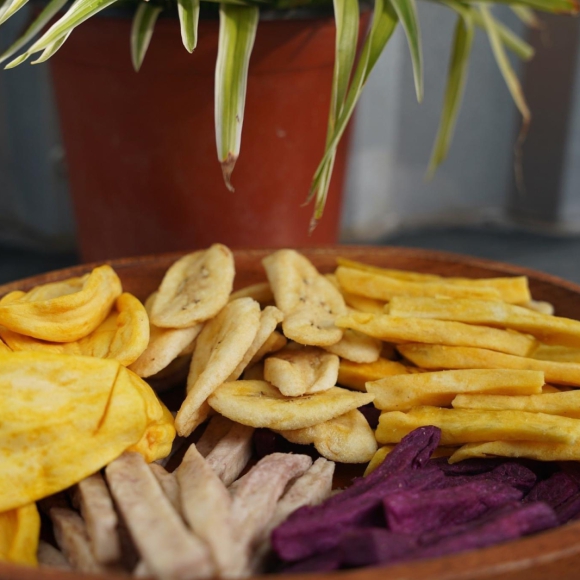 Trái cây Thập Cẩm sấy An Food Không đường nguyên miếng giòn rụm