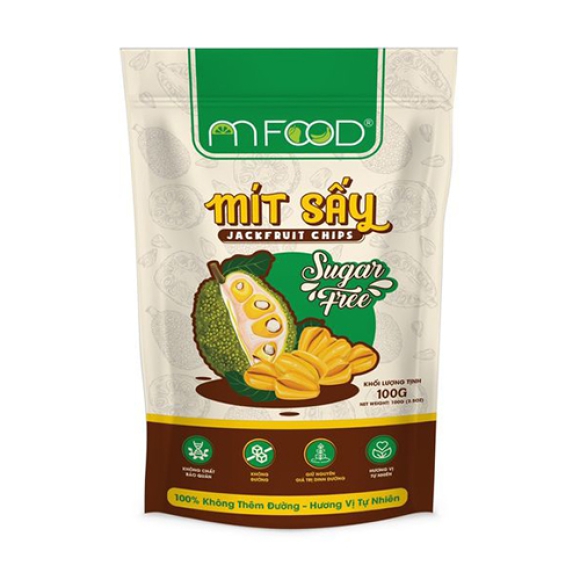 Mít Sấy An Food phiên bản Cao Cấp Không đường nguyên miếng giòn rụm