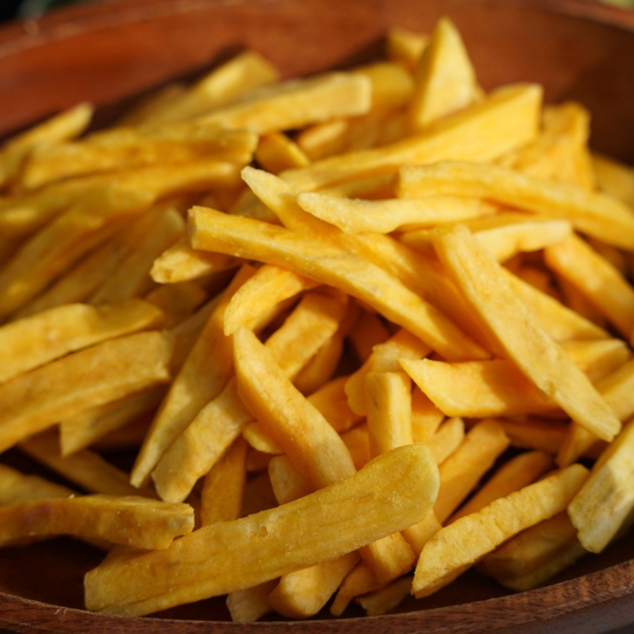 Khoai Lang Vàng Sấy An Food phiên bản Cao Cấp Không đường nguyên miếng giòn rụm