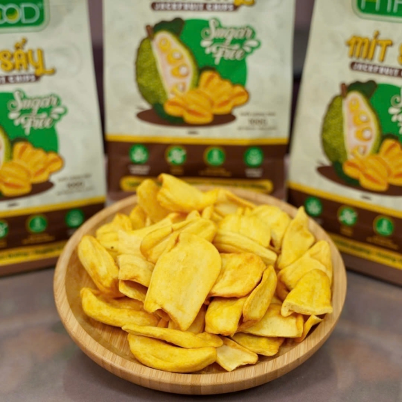 Mít Sấy An Food phiên bản Cao Cấp Không đường nguyên miếng giòn rụm