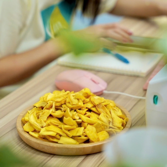 COMBO 4 BỊCH MÍT SẤY VỤN ANFOOD 1KG - 250GR/BỊCH KHÔNG ĐƯỜNG, GIÒN RỤM