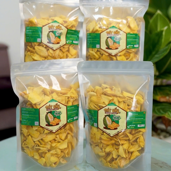 COMBO 4 BỊCH MÍT SẤY VỤN ANFOOD 1KG - 250GR/BỊCH KHÔNG ĐƯỜNG, GIÒN RỤM