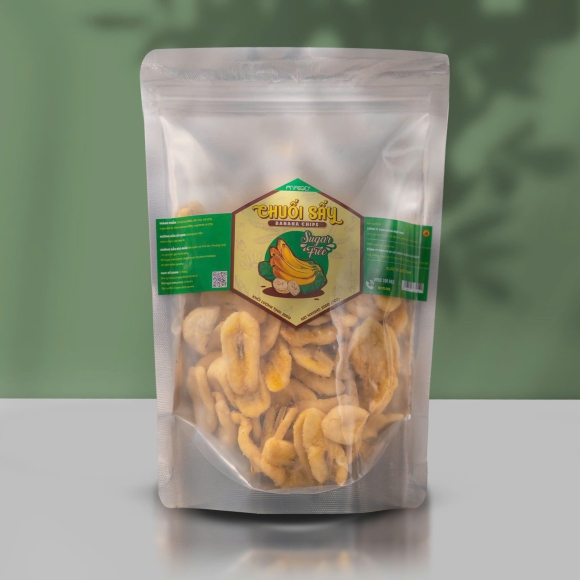 Chuối Sấy An Food phiên bản Túi Zip Không đường Hương vị tự nhiên