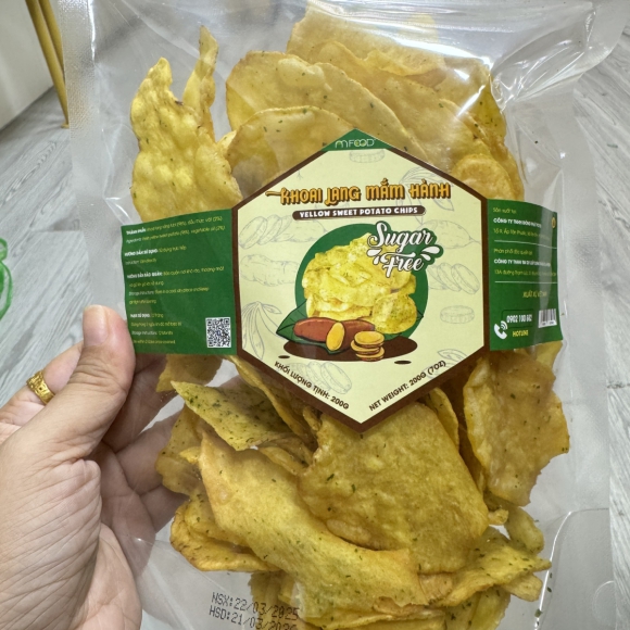 COMBO 4 BỊCH KHOAI MẮM HÀNH ANFOOD 200GR/BỊCH